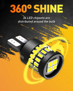 Set of 2 LED Reverse Back Up Bulbs for Make Model