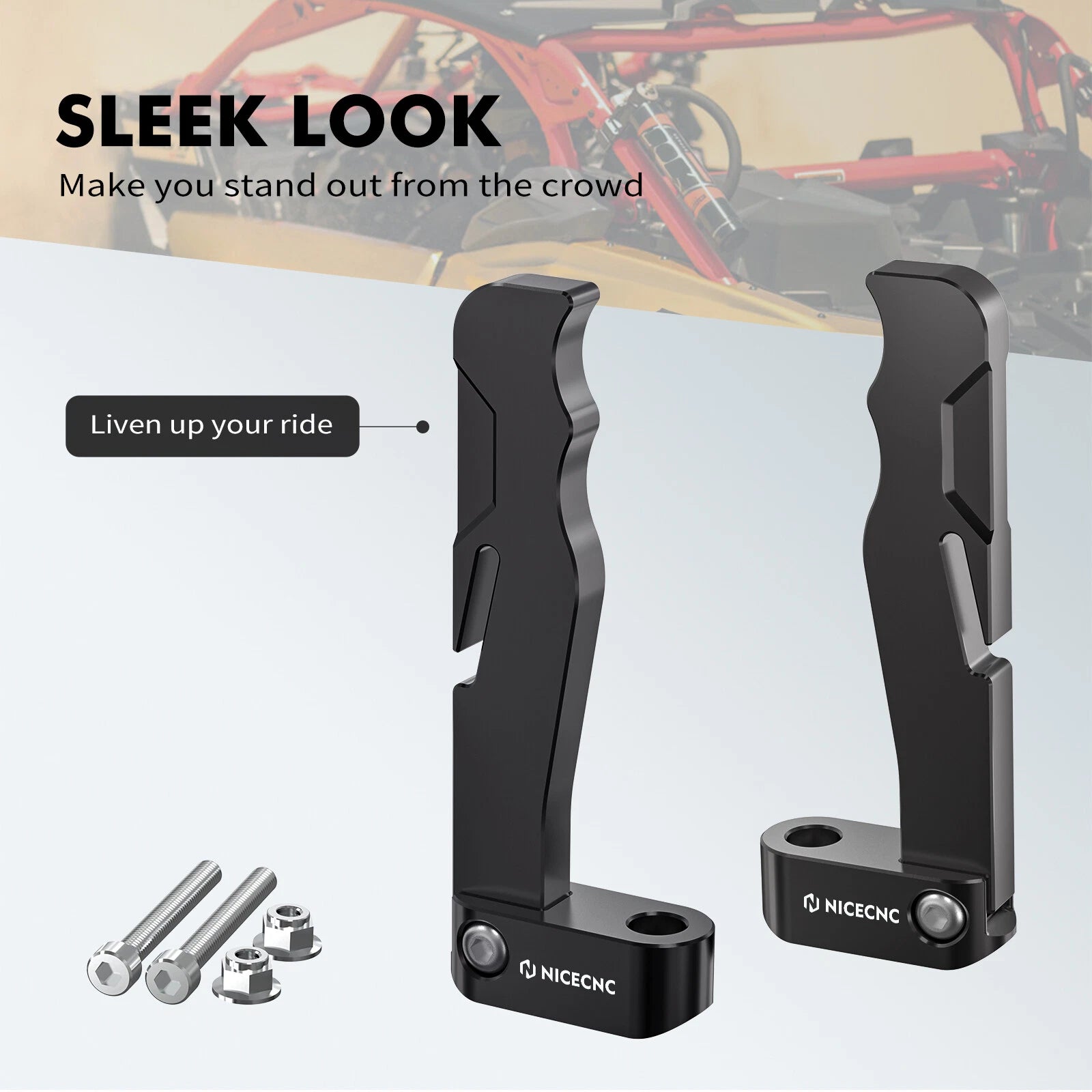 2X Door Latches Handle Set for Can-Am Maverick X3 RR R Turbo