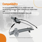 Power Window Regulator Assembly for Acura RL (1998–2004) Rear Left