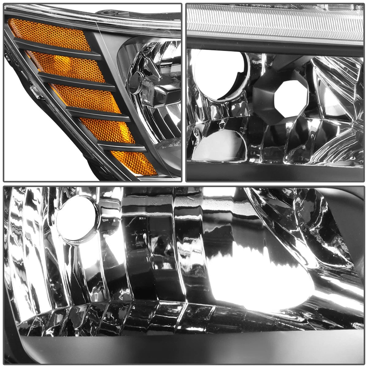 Right Headlight for Dodge Journey (2009–2020) CH2503222 Black