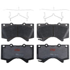 Set of 4 Disc Brake Pads for Toyota Tundra (2007–2021)