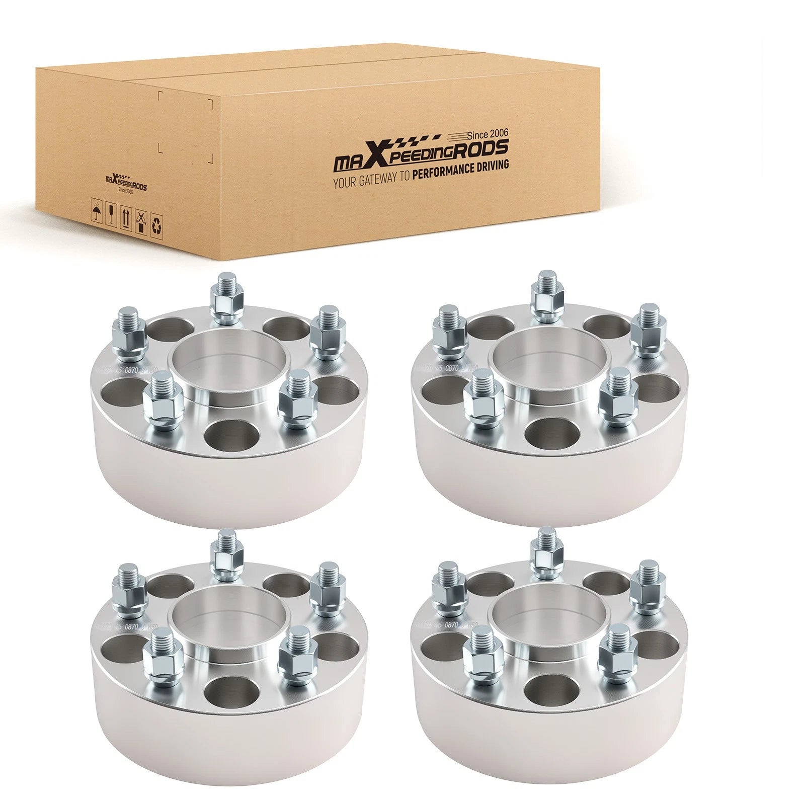 Set of 4 T6 Wheel Spacers for GMC S15 Chevrolet S10 (1982–1991) 5x4.75