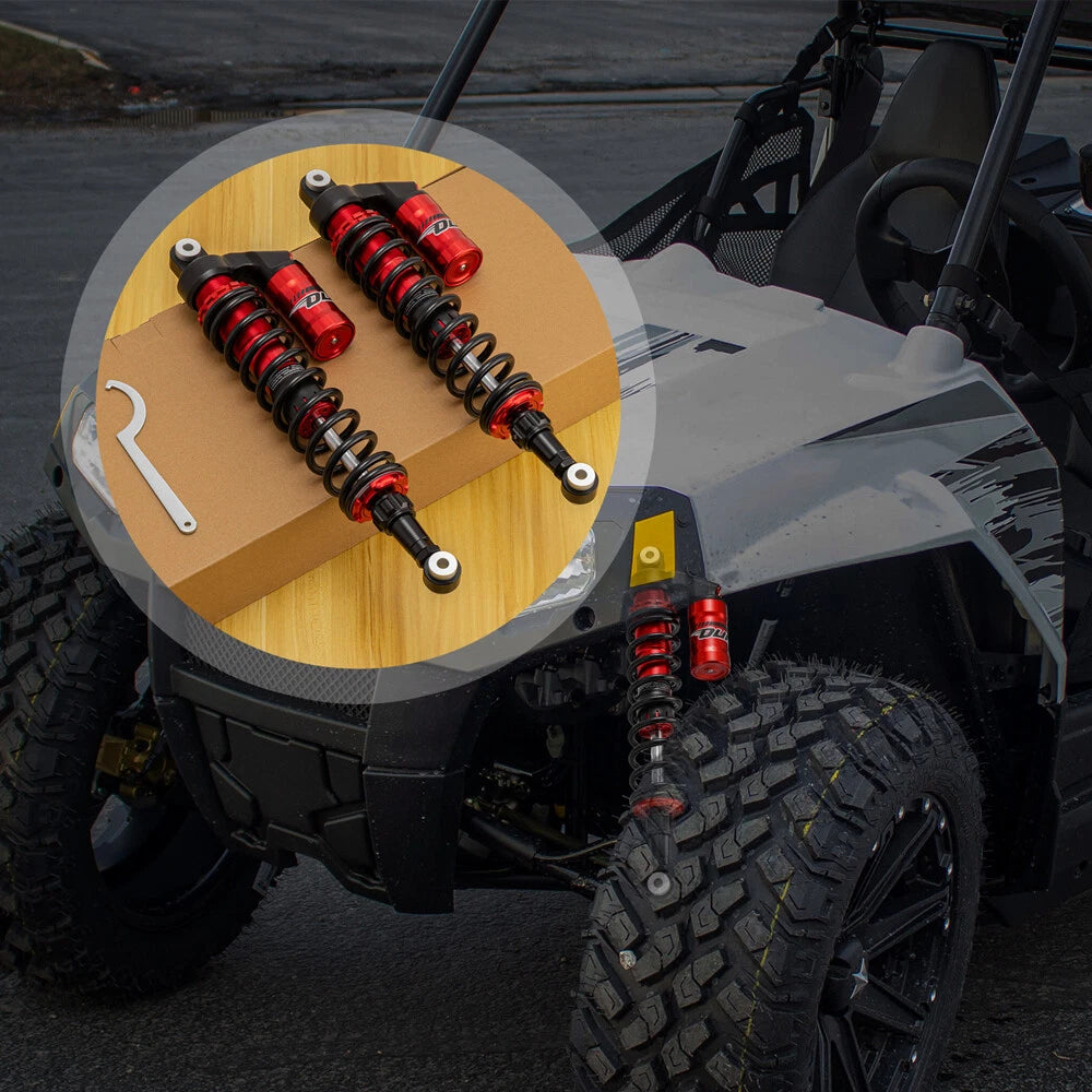 Set of 2 Adjustable Front Air Shocks for Polaris Ranger RZR 170 (2010–2023)