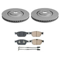 Brake Kit with Front Disc Rotors & Akebono Pads for Audi A8 Quattro SQ5 (2011–2020)