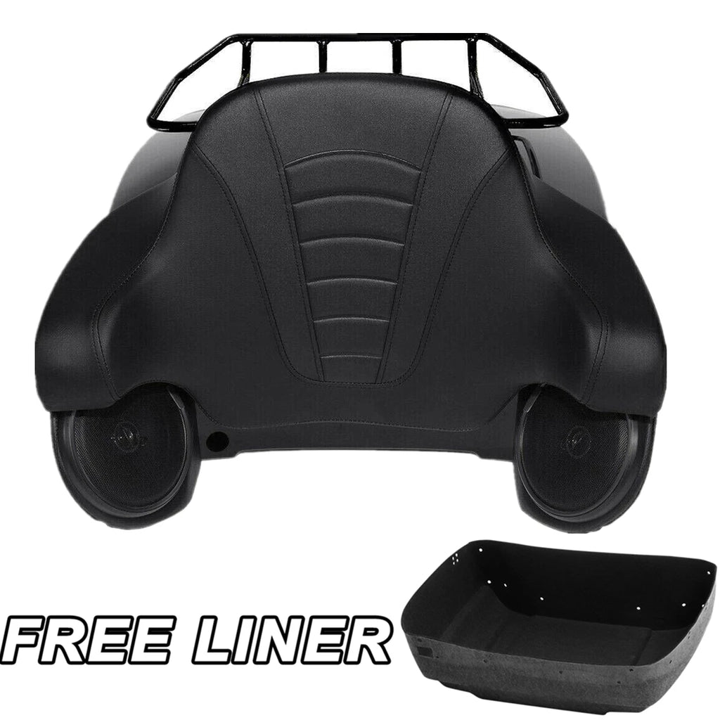 Trunk Pad Rack Speakers for Harley Touring Street Road Glide (2014–2025)