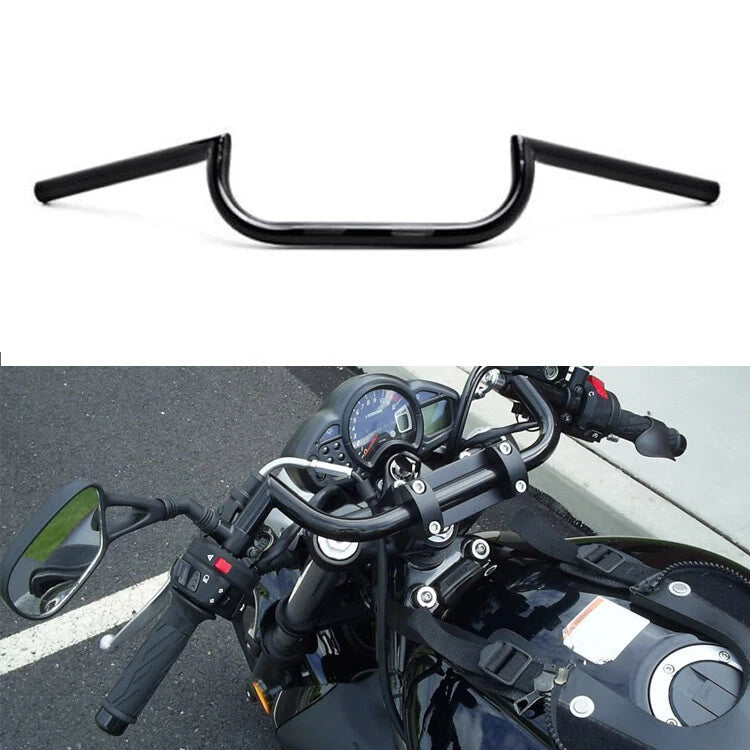 7/8" Black Drag Handlebar for Yamaha MT-07 MT-09 MT-03 MT-10 (2014–2023)