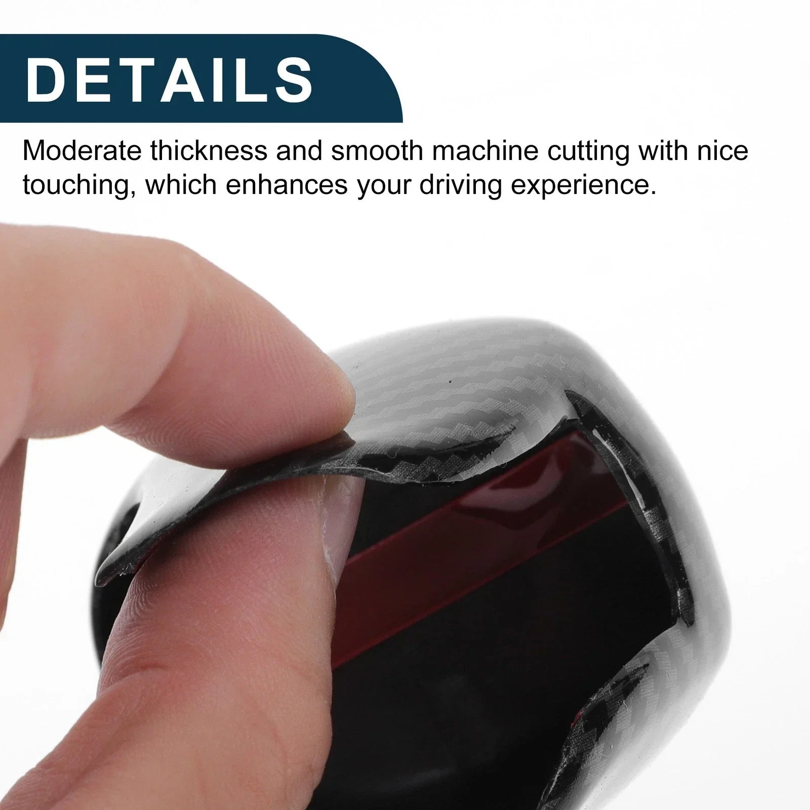 Automatic Gear Shift Knob Cover for Honda Civic 2022-2025 Black Decorator