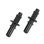 2X Fuel Line Connectors for Motorcycle (Black)