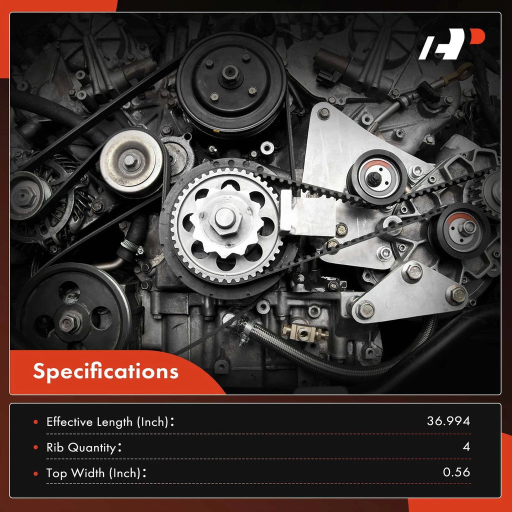 Serpentine Belt for Kia Sorento, Mitsubishi Eclipse, Toyota