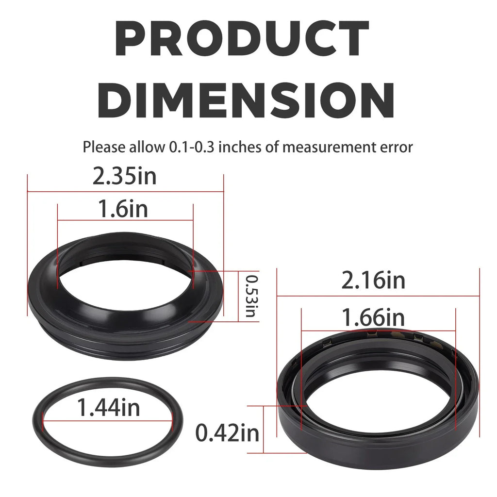 Front Fork Oil Seals for Suzuki GSX1300R Hayabusa / GSXR1000 (2008-2008)