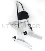 Detachable sissybar backrest luggage rack for Harley Dyna (2007–2016)