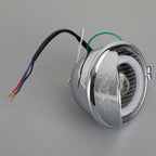 4 Inch Motorcycle Headlight Chrome Halo Ring DRL for Cafe Racer