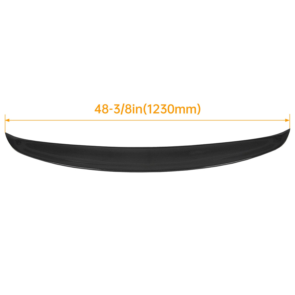 Rear Trunk Spoiler for Infiniti G35/G25 (2007–2015) Carbon Look Duckbill
