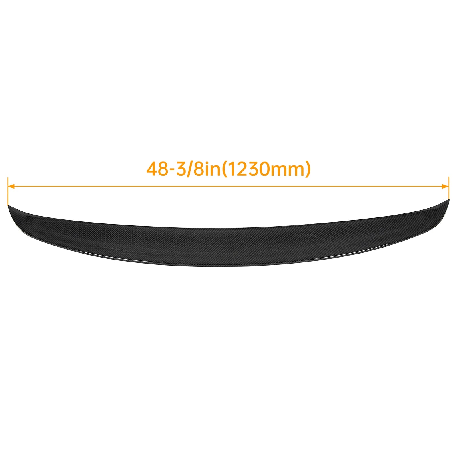 Rear Trunk Spoiler for Infiniti G35/G25 (2007–2015) Carbon Look Duckbill