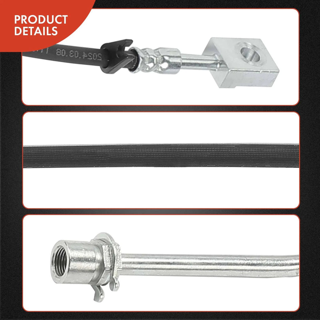 Front Driver Brake Hydraulic Hose for Chevy C5500 Kodiak (2005-2009)