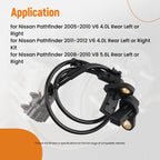 ABS Wheel Speed Sensor Set for Nissan Pathfinder (2005-2012)