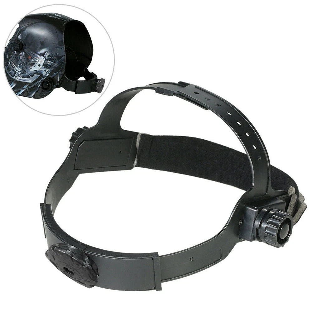 Auto-Darkening Headband Headgear for Welding Helmets (Adjustable Design)