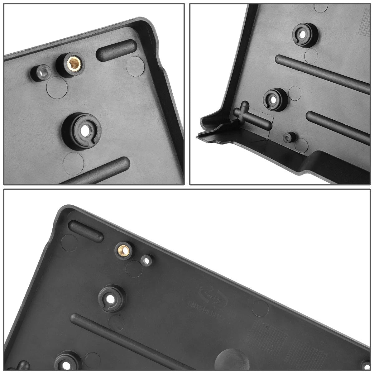 Front Bumper License Plate Mounting Bracket Kit for BMW X5 (2019–2021)