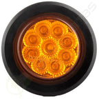 8PCS 2'' Amber Side Marker Lights for Truck Trailer (LED)