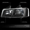 Headlights for Chevy Express GMC Savana 1500 2500 3500 (2003–2022) Black Clear