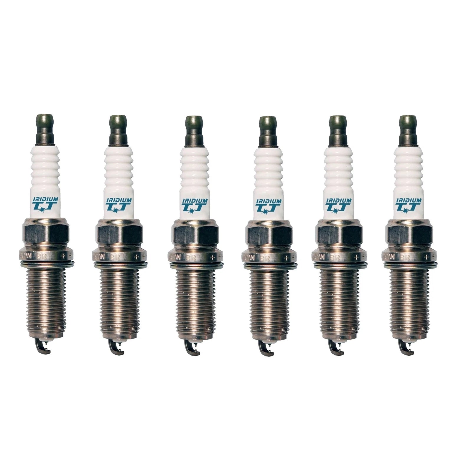 Set of 6 Iridium TT Spark Plugs for BMW Subaru Toyota Volvo (V6 L6 H6)