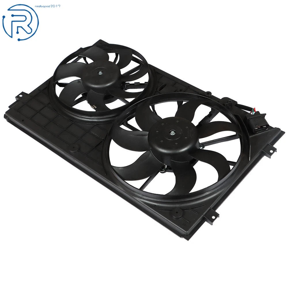 Radiator Fan Assembly for Volkswagen Golf Jetta Rabbit (2005-2010)