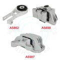 Set of 3 Engine Motor & Trans Mounts for Jeep Compass Renegade (2017–2021)