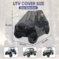 UTV Cover Waterproof for Polaris Ranger/Commander, Can-Am Defender, Kawasaki