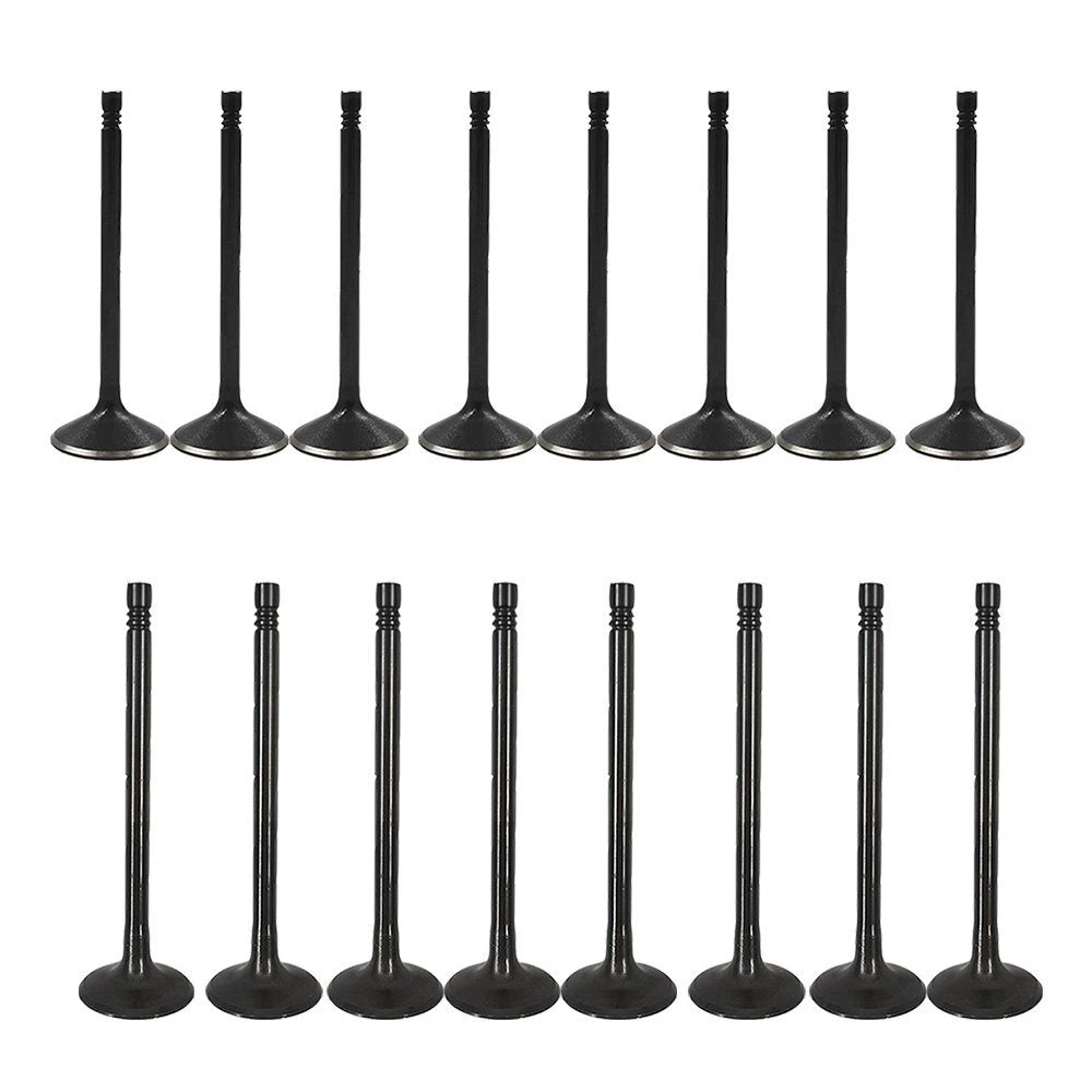 Set of 16 Intake Exhaust Engine Valves for GM ECOTEC 2.0 2.2 2.4
