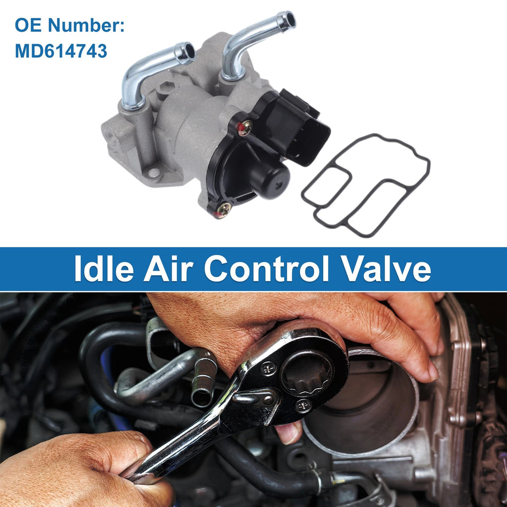 Idle Air Control Valve for Mitsubishi Mirage (1997–2002) No.MD614743
