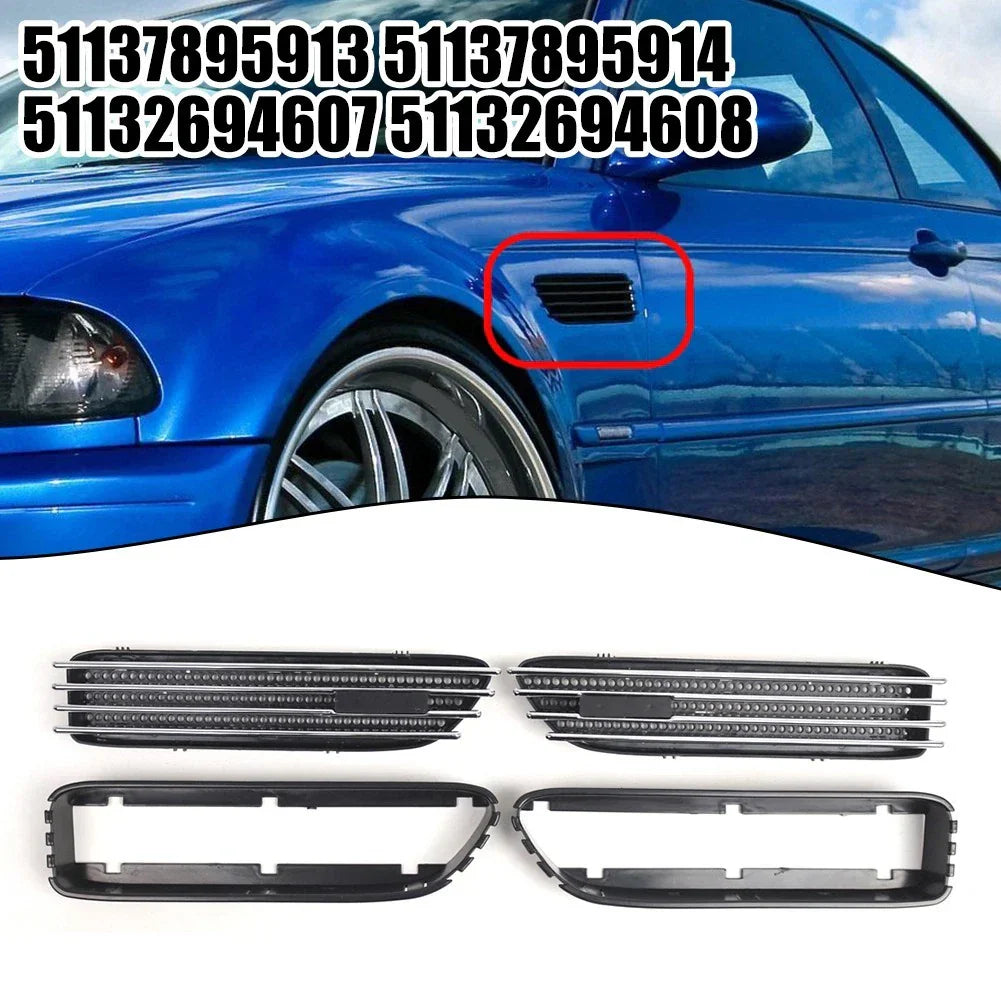 ABS Fender Vent Grille for BMW E46 M3 (2001–2006)