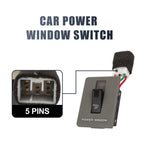 Power Window Switch for Kia Pride (KK12B-66-370)