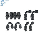 6AN Black Nylon E85 PTFE Fuel Line Hose Kit (10FT, 12FT, 20FT, 30FT)