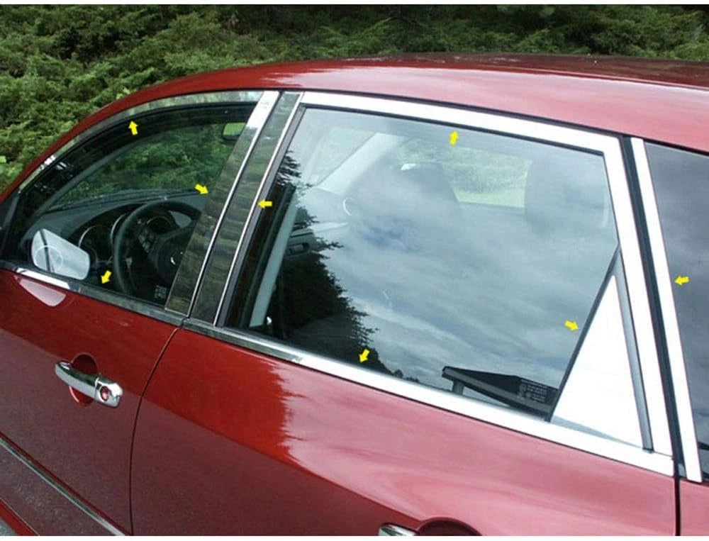 16p LuxuryFX Window Package (w/Pillar Posts & Window Sill) for 04-09 Mazda 3