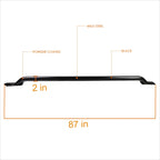 Set of 2 Tubular Side Rail Bars for Silverado/Sierra 1500-3500 (2014–2017)