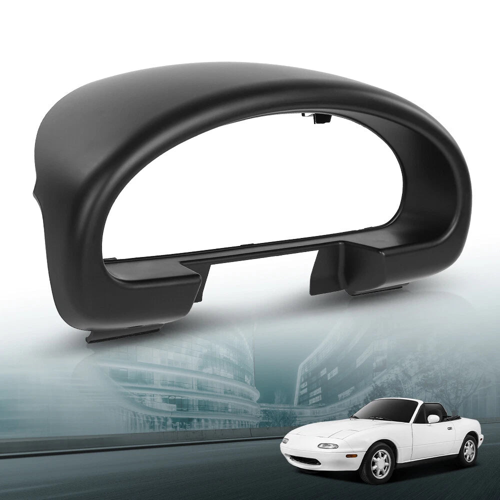 Gauge Hood Cover for Mazda Miata (1990–1993) Black