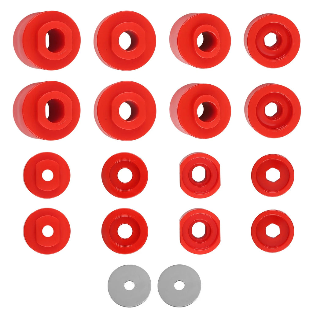 Red Body Cab Mount Bushing Kit for Ford Explorer Sport Trac (2001–2005)