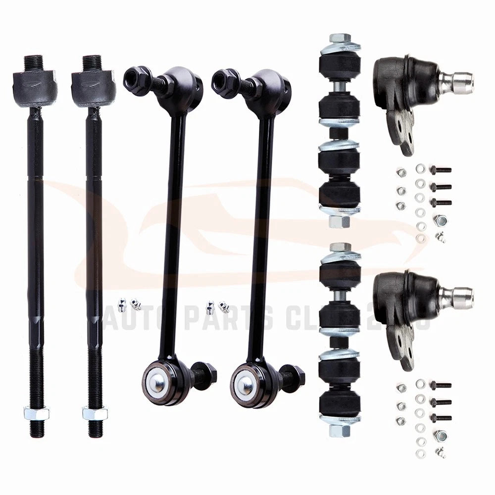 Set of 8 Front Lower Ball Joints Sway Bar Tie Rod for Saturn L100 L200 L300 (2001–2002)