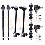 Set of 8 Front Lower Ball Joints Sway Bar Tie Rod for Saturn L100 L200 L300 (2001–2002)