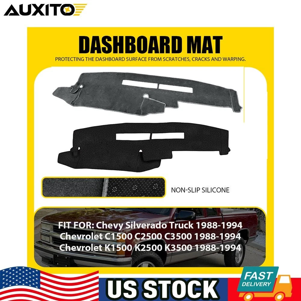 Dash Mat for Chevrolet C K Series C1500 C2500 K1500 K2500 (1988–1994)