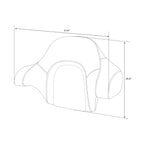 Passenger Backrest Pad for Harley Touring Road Glide FLTRX (2014-2025)
