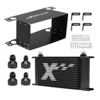 19 Row Transmission Cooler Kit 10AN Stacked Plate Aluminum