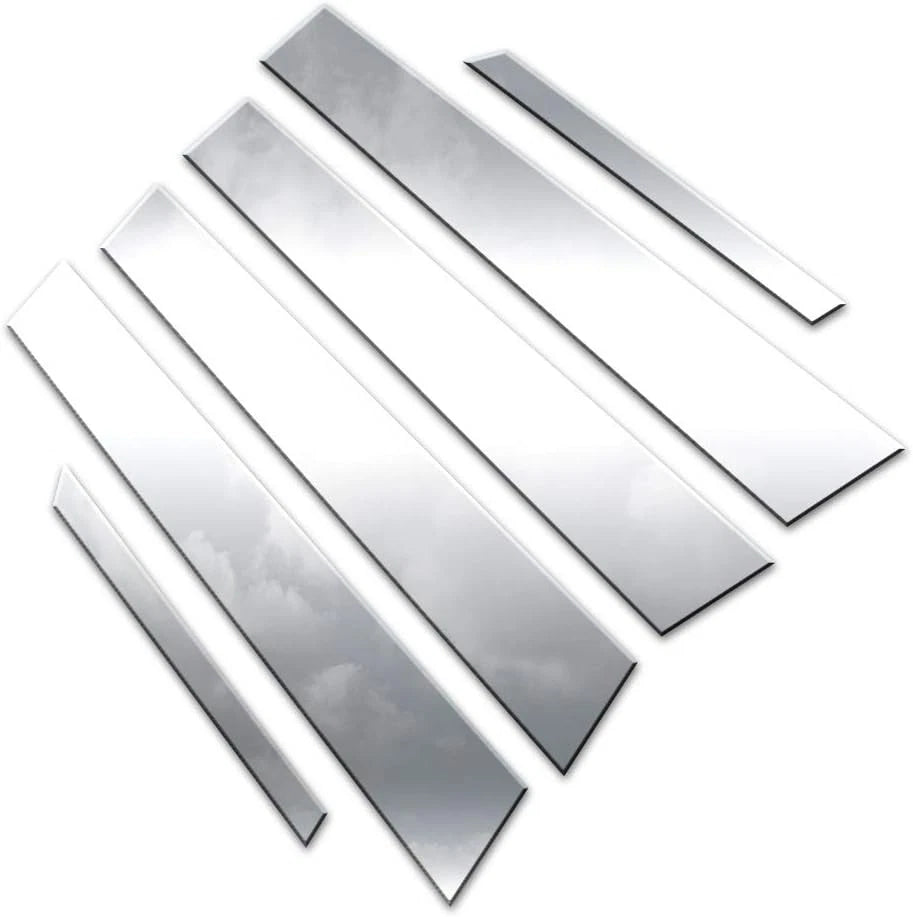 6pc. Luxury FX Polished Pillar Post Trim for 2013-2015 Chevy Spark