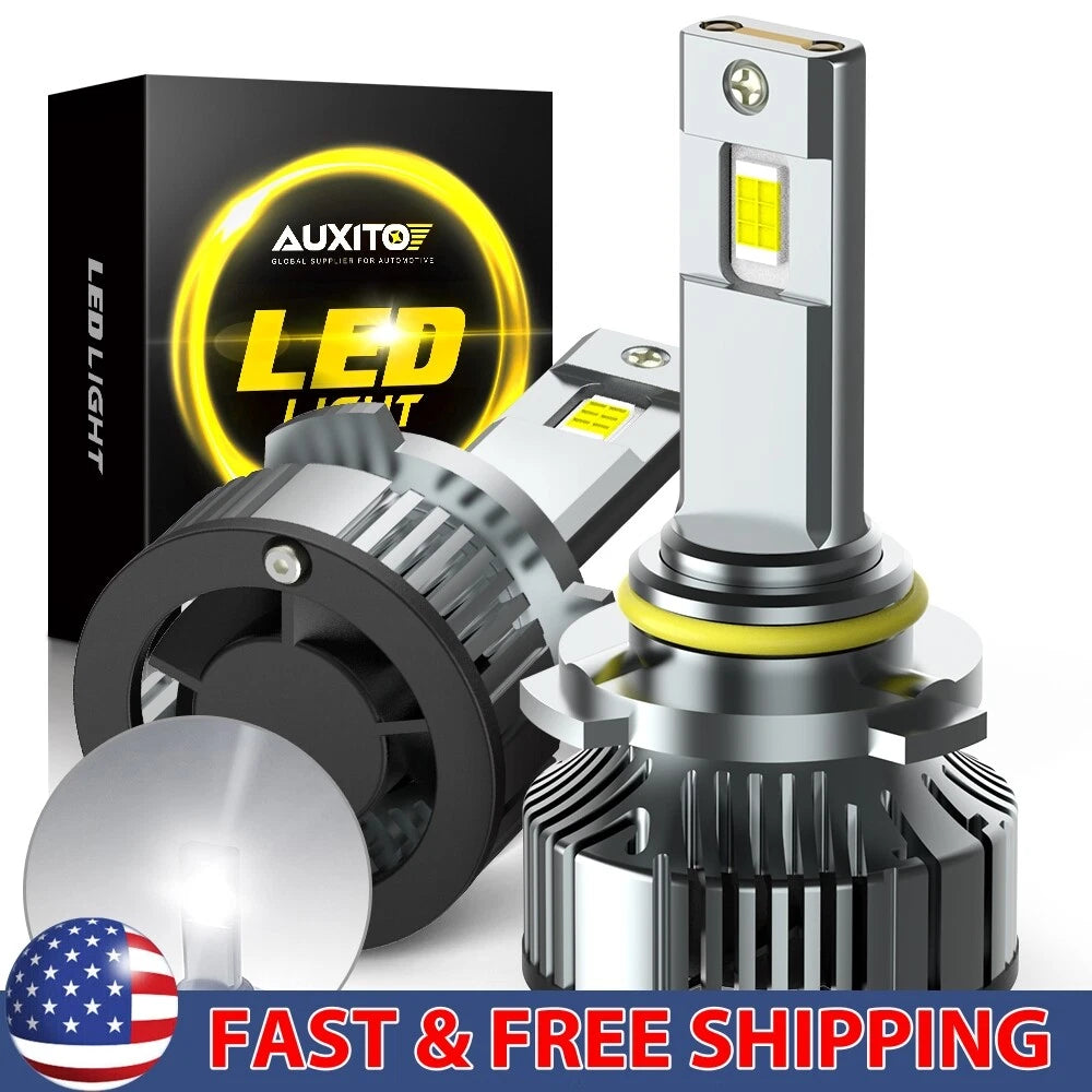 Set of 2 HB3 9005 LED Headlight Bulbs for Make Model (2024)