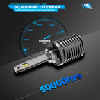 2X 880 LED Headlight Fog Light Bulbs Kit 40W 10000LM 6500K