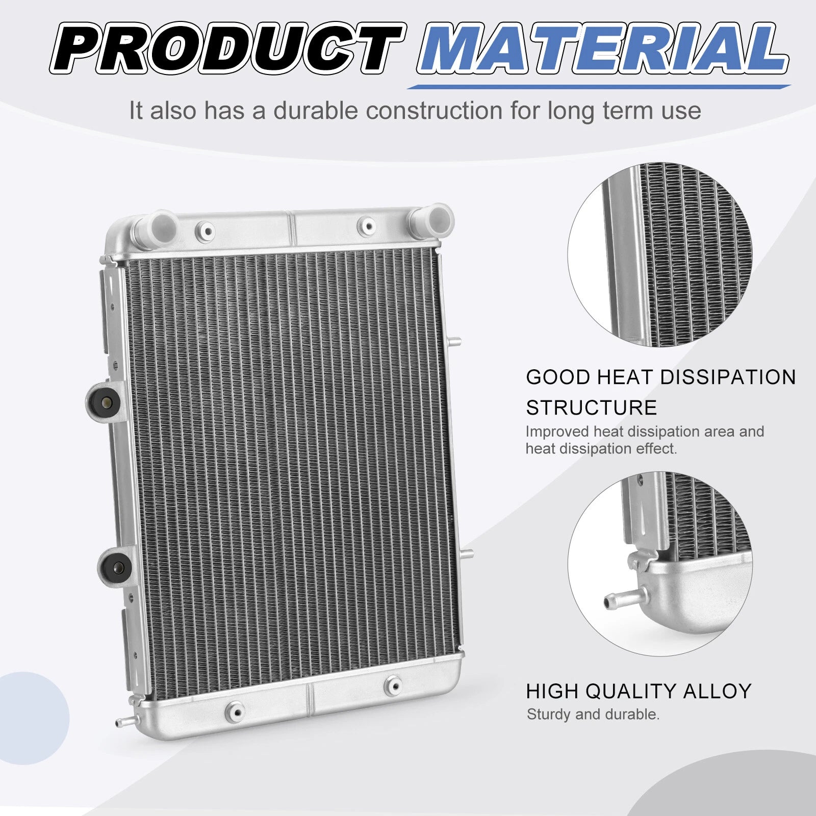 Radiator for Polaris RZR 800 S (2010–2014) 1240319 1240444 1241480