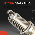 Set of 8 Ignition Coils, Iridium Spark Plugs & Wires for GMC Chevy