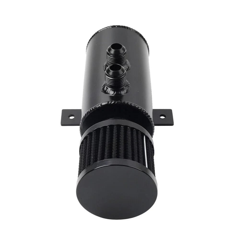 750ml Alu Baffled Oil Catch Can Separator w/ Breather Filter for Universal