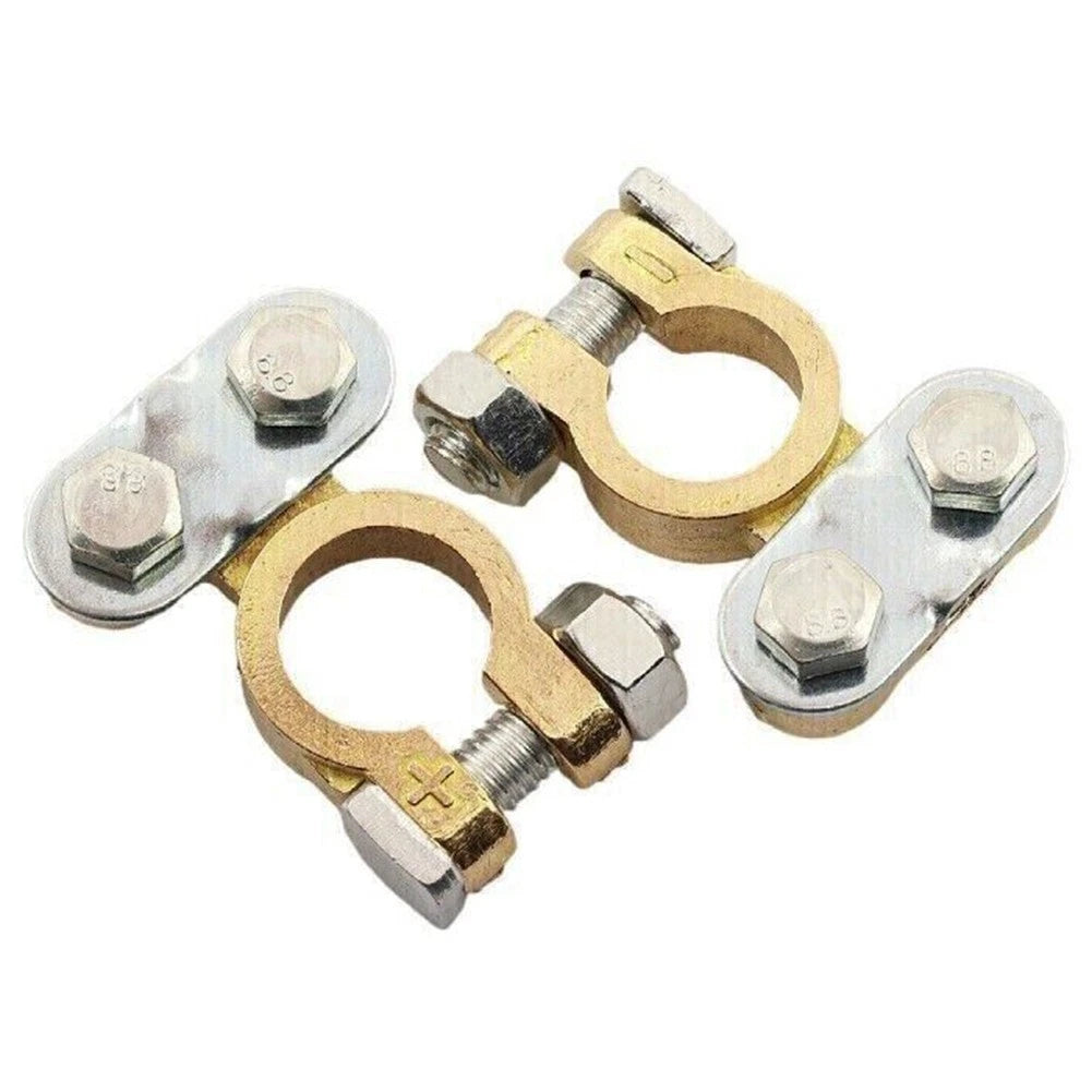 Battery Terminals Connectors for 21mm Head Width Brass/Aluminium