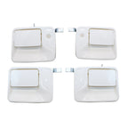 Set of 4 Door Handles for Ford Super Duty F250 (1999–2016) - Oxford White